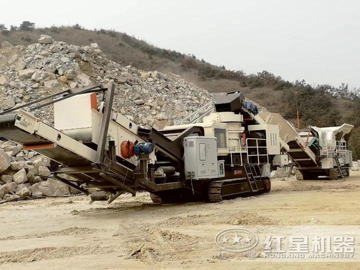 建筑垃圾破碎現場，選好設備收益更高